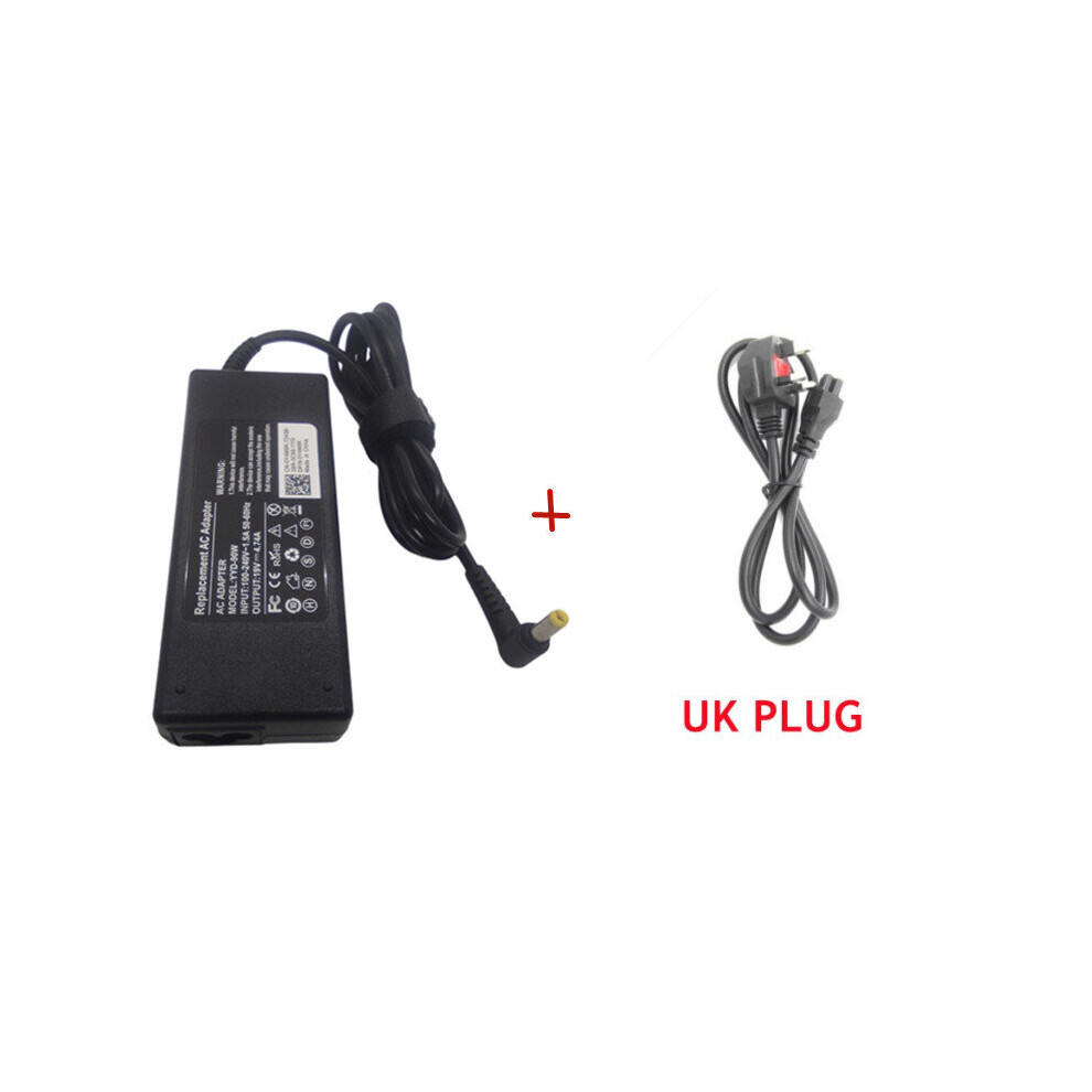 (A-Adapter And Uk Cable) 19V 4.74A 5.5*1.7Mm 90W Power Adapter Ac Laptop Charger For Acer Aspire 5750G 5755G 5742G 5920G 7110 9300 E1-531 E1-571G 474 4855672972829