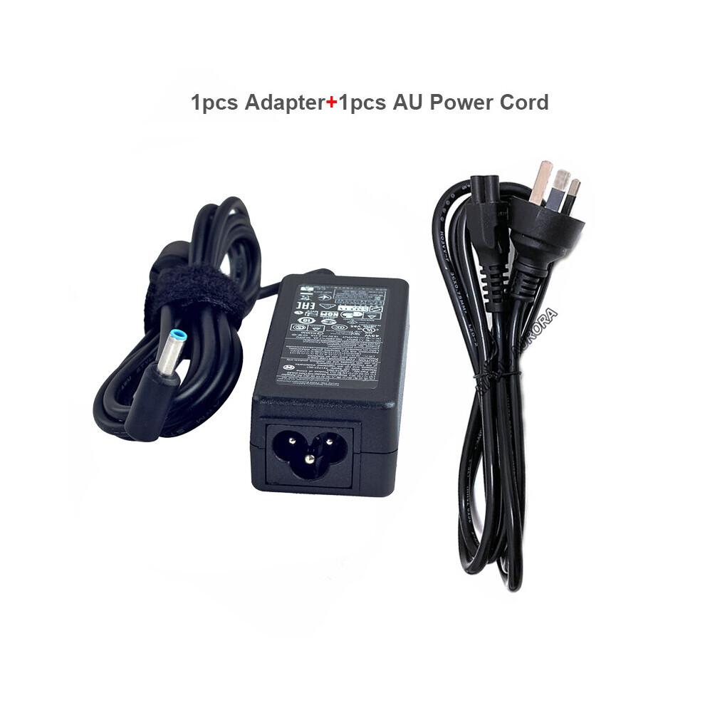 (A-With Au Power Cord) Genuine Hstnn-Da40 19.5V 2.31A 45W Tip Laptop Adapter For Hp Probook 400 430 X360 Charger 740015-002 696694-001 854054-001 Blue 4855672965357