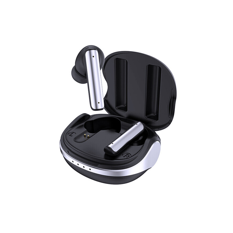 (A-P60 Pro (Anc)) Tecsire P60 Bluetooth Earphone Wireless Earbuds Anc Enc Noise Cancelling Hifi Bass Stereo Dual Microphone Water Resistance Black 4851204958927