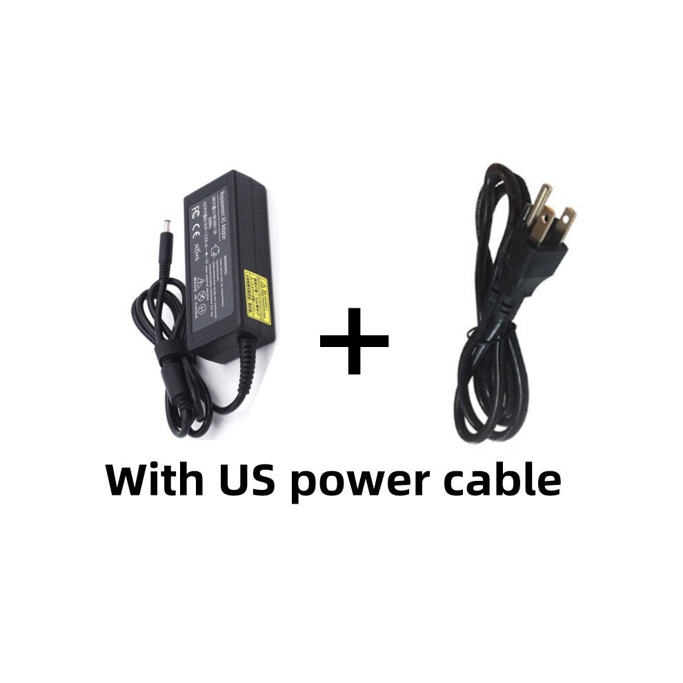 (A-With Us Cble) 19.5V 2.31A 45W 4.5*3.0Mm Laptop Charger Adapter For Dell Xps 12 13 13R 13Z 14 13-L321x 13-6928Slv Inspiron 15-3552 4855672940330