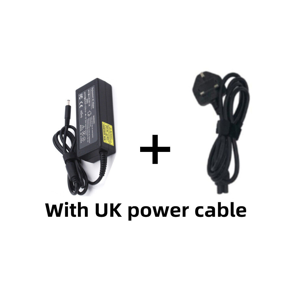 (A-With Uk Cble) 19.5V 2.31A 45W 4.5*3.0Mm Laptop Charger Adapter For Dell Xps 12 13 13R 13Z 14 13-L321x 13-6928Slv Inspiron 15-3552 4855672940323