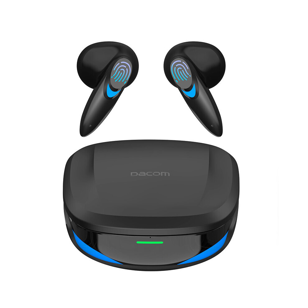 (A-) Dacom G10 Tws Bluetooth 5.2 Earbuds Touch Control True Wireless Stereo Sports Headphones Waterproof 20 Hours Playtime Aac Type-C Black 4851204993805