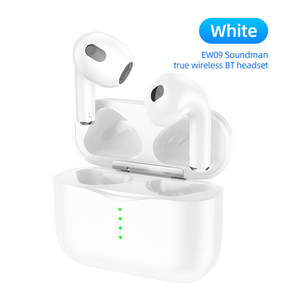 (A-) Hoco True Tws Wireless Bluetooth 5.1 Earphones Noise Cancelling Gaming Sports Earbuds Waterprof Headphones Touch Control Earbuds White 4851204908281