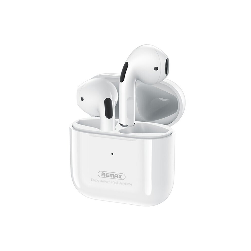 (A-Tws-10I ) Remax Tws-10I Dynamic Hifi Wireless Bluetooth Headphones Tws 5.0 Music Earphones Touch Control Noise Cancelling Headset With Mic White 4851204934020