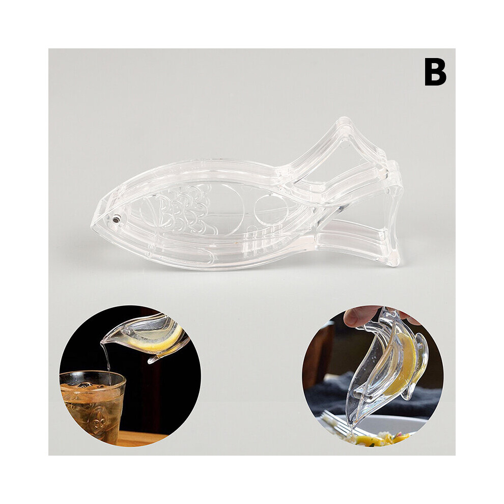 (a-A2) Acrylic Lemon Press Lemon Clip Manual Transparent Fruit Juicer Home Kitchen Bar Gadget Bird Shape Citrus Juicer Hand Held Orange-image-OPC-PBYR7VK-NEW