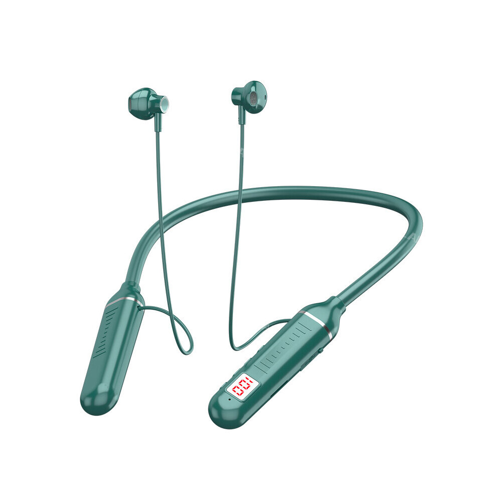 (A-) Olaf Neckband Bluetooth Earphones Wireless Headphones Bluetooth 5.2 Magnetic Sports Waterproof Tws Earbuds Headset With Mic Green 4851204927350