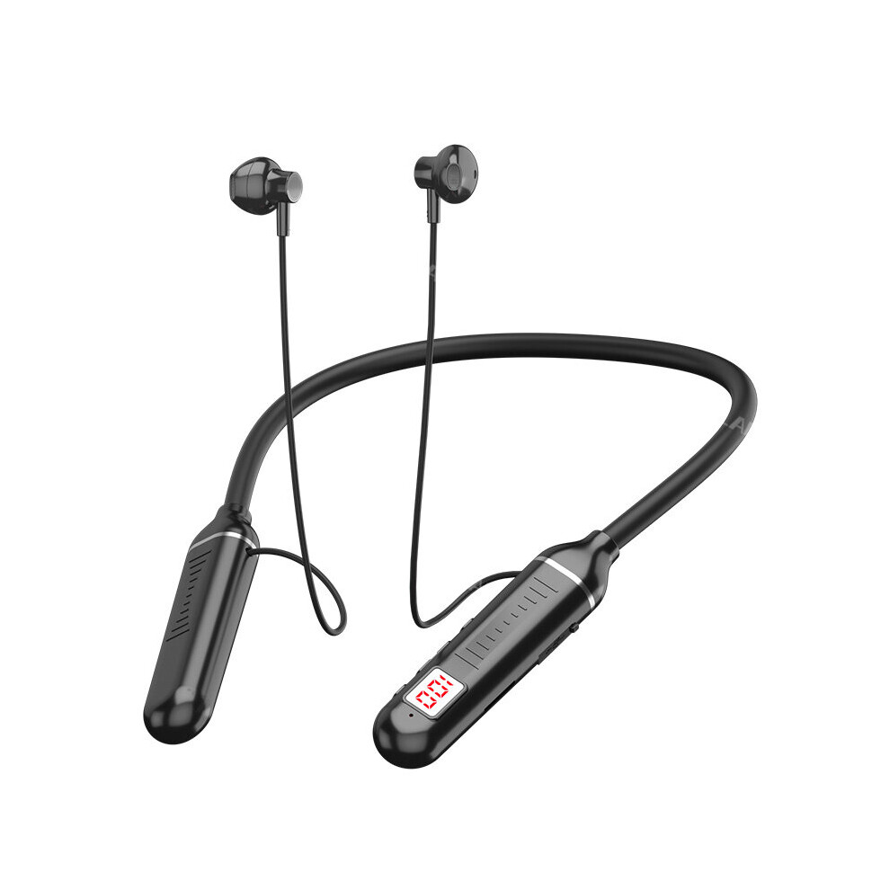 (A-) Olaf Neckband Bluetooth Earphones Wireless Headphones Bluetooth 5.2 Magnetic Sports Waterproof Tws Earbuds Headset With Mic Black 4851204927329
