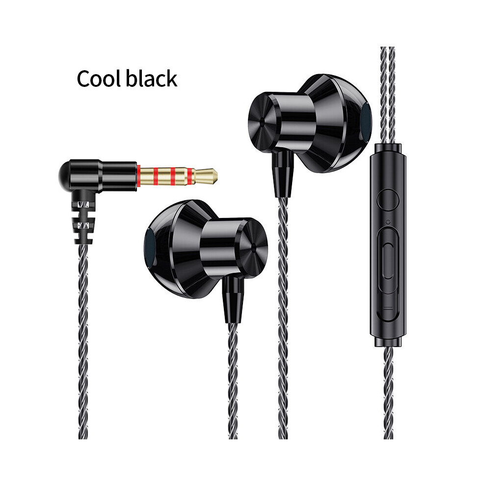 (A-3.5Mm -) Olaf Wired Earphones L-Bending Gaming Earbuds With Microphone Sport Music Headphones For Xiaomi Huawei Oppo Vivo Honor Nubia Black 4851204982496