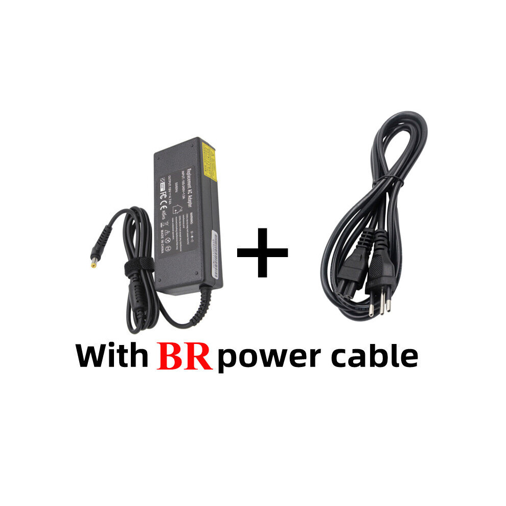 (A-Adapter With Br) 19V 4.74A 90W 5.5*1.7Mm Ac Laptop Charger Adapter For Acer Aspire 5742G 5750G 5755G 5920G E1-571G V5-571P Portable Power Supply 4855672915390