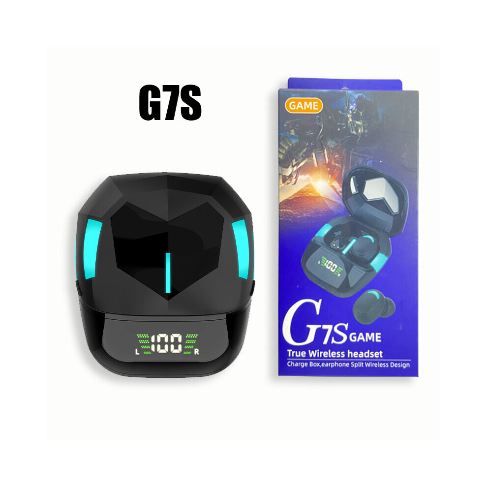 (A-With Retail Box) G7s Tws Gaming Wireless Headphones 5.1 Bluetooth Earphones Touch Control Noise Cancelling Sports Headset Earbuds With Microphone 4851205028681