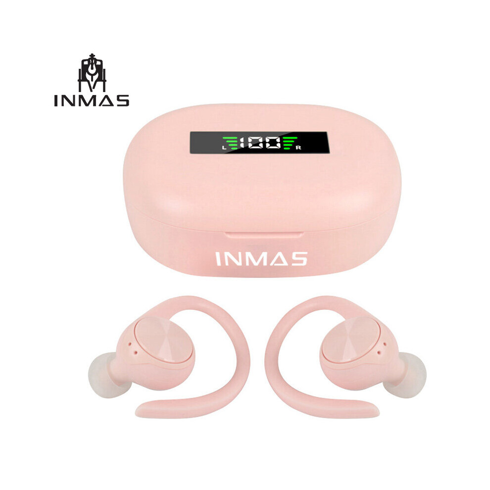 (A-) For Xiaomi Sports Bluetooth Wireless Earphones Ipx5 Waterproof Ear Hook Earphones Tws Hifi Stereo Music Earbuds Airdots With Mic Beige 4851204999081