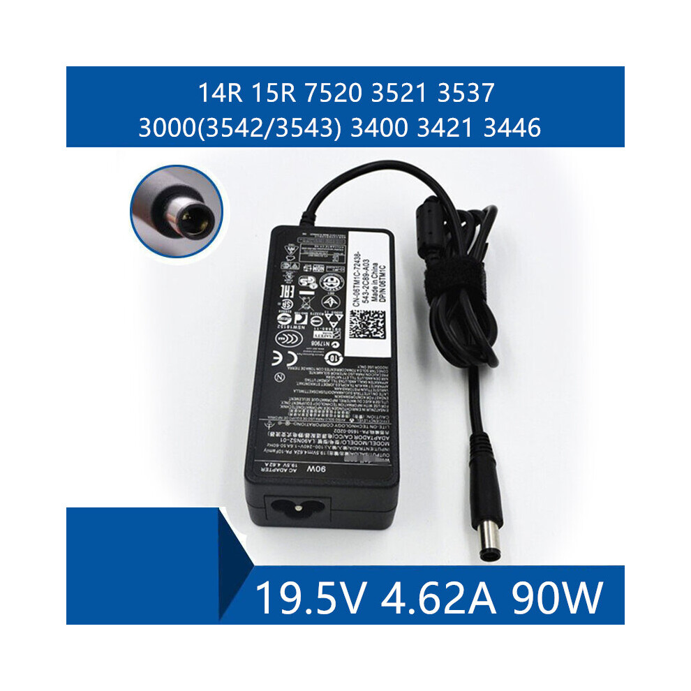 (A-) Laptop Ac Adapter Dc Charger Connector Port Cable For Dell 14R 15R 7520 3521 3537 3000(3542/3543) 3400 3421 3446 4855672995248