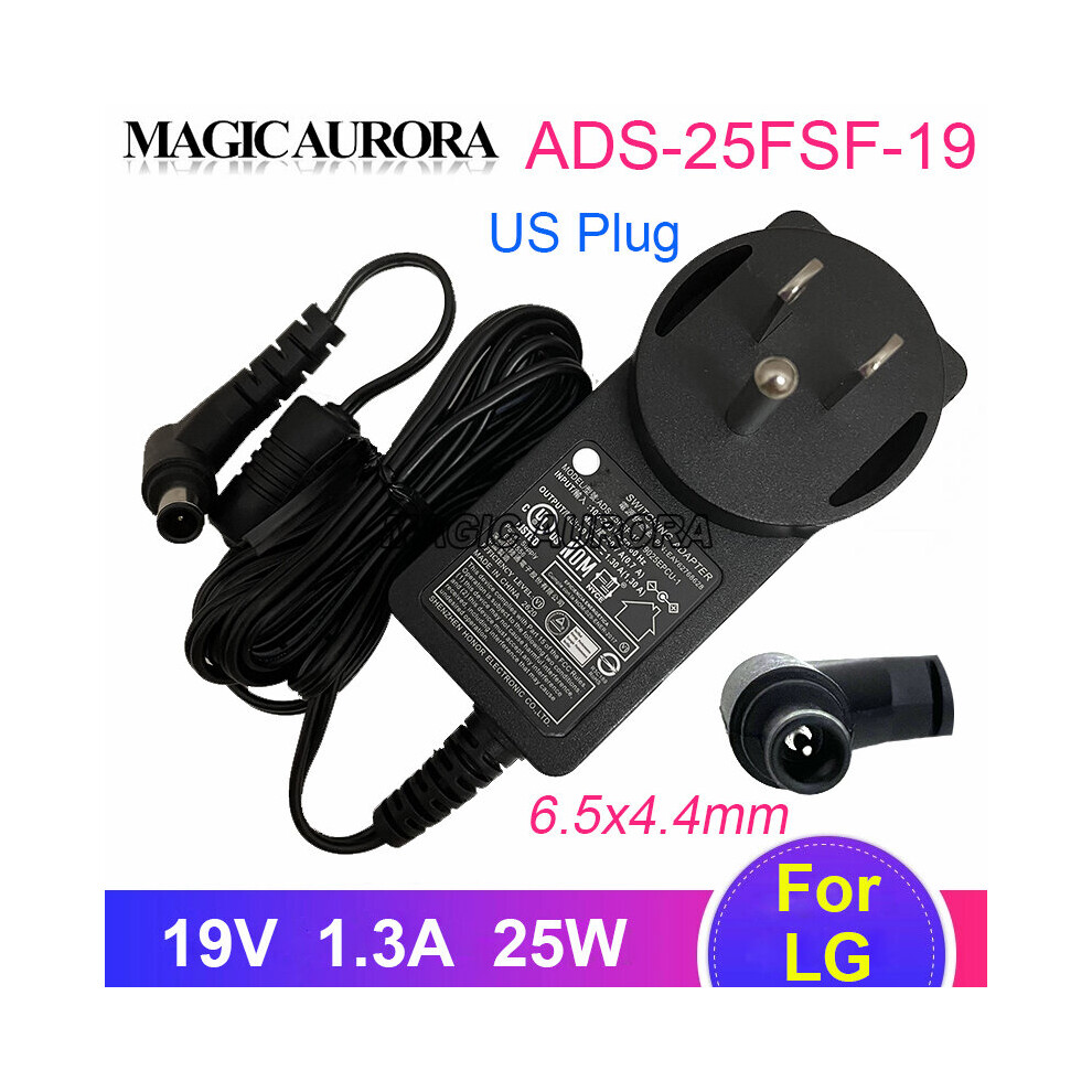(A-Us Plug) Eu Plug 19V 1.3A Ads-40Fsg-19 19025Gpg-1 Switching Adapter For Lg Led Lcd Monitor 19025Gpcn E2242c E2249 E1948s Power Supply 4855672919763