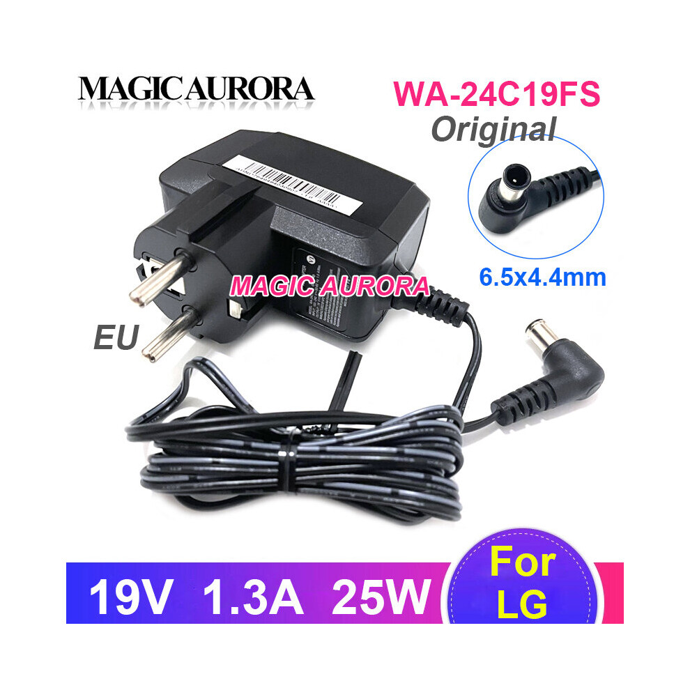 (A-Eu Plug Type 3) Eu Plug 19V 1.3A Ads-40Fsg-19 19025Gpg-1 Switching Adapter For Lg Led Lcd Monitor 19025Gpcn E2242c E2249 E1948s Power Supply 4855672919749