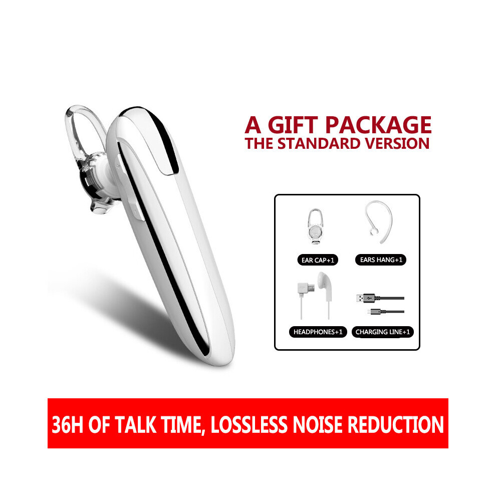 (A-X8) Oein X8 Bluetooth Headset Bluetooth 5.0 Earpiece Handsfree Headphones Mini Wireless Earphone Earbud Earpiece For Iphone Xiaomi White 4851204953403