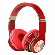 (a-red) HIFI Wireless Headphones 3D Stereo Bluetooth Headset Foldable Gaming Earphones With Mic Noise Reduction Earbuds New Users Bonus