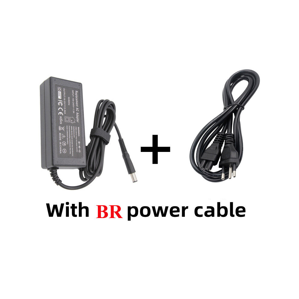 (A-With Br Plug) 19.5V 3.34A 65W 7.4*5.0Mm Ac Laptop Charger Power Adapter For Dell Latitude E5440 E5470 7480 E6440 E6540 E7250 E7440 E7450 4855672929380