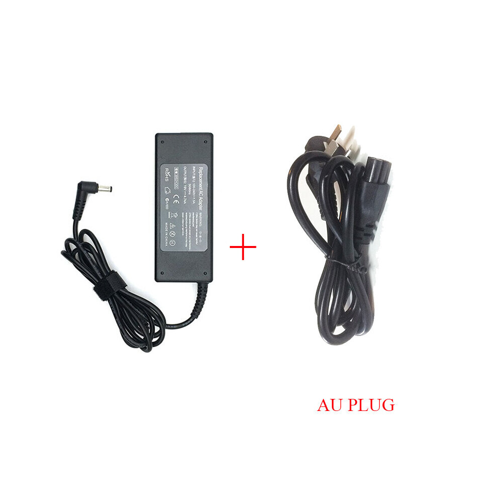 (A-With Au Plug) Qinern 19V 3.42A 65W 5.5*2.5Mm Ac Laptop Charger Adapter For For Asus X401a X550c A450c Y481 X501la X551c V85 A52f X555 / Toshib 4855672942754
