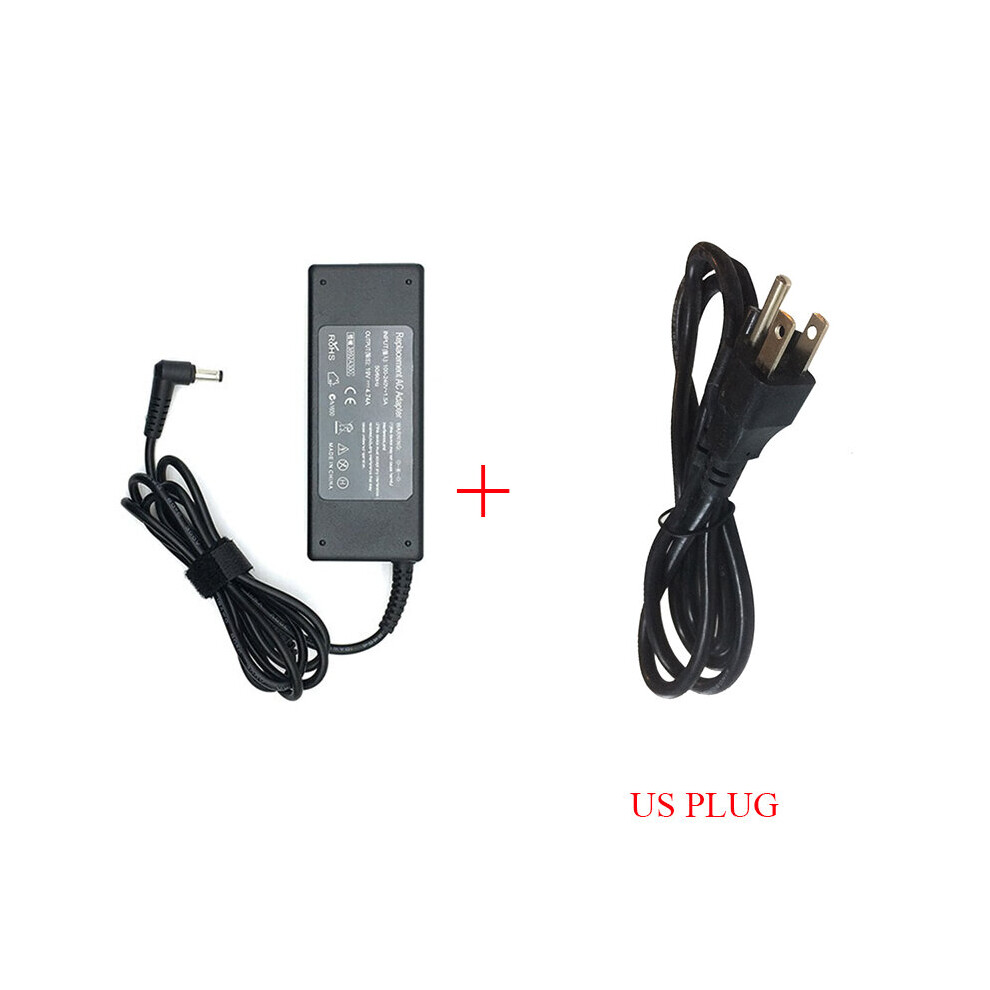 (A-With Us Plug) Qinern 19V 3.42A 65W 5.5*2.5Mm Ac Laptop Charger Adapter For For Asus X401a X550c A450c Y481 X501la X551c V85 A52f X555 / Toshib 4855672942792