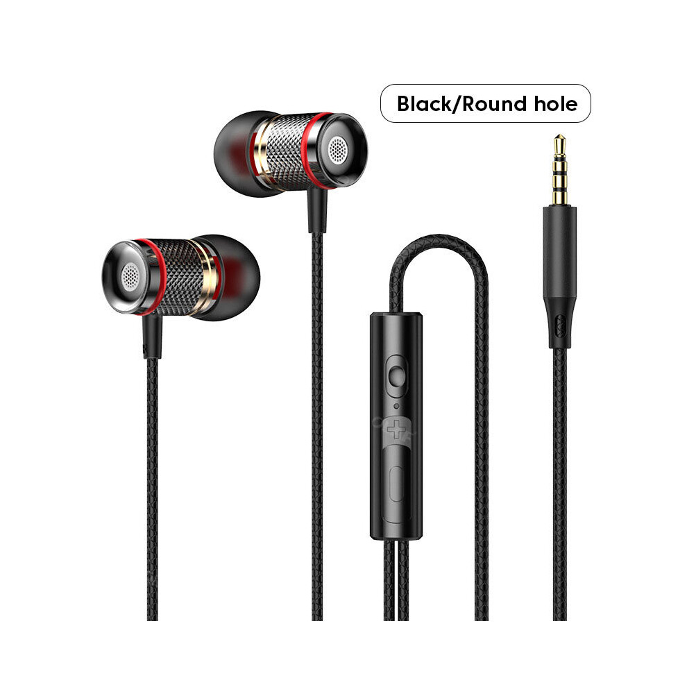 (A- 3.5Mm) Olaf Type C/3.5Mm In Ear Earbuds Wired Headphones Sport Earphone Headset With Mic Music Earphones For Xiaomi Samsung Huawei Black 4853106759855