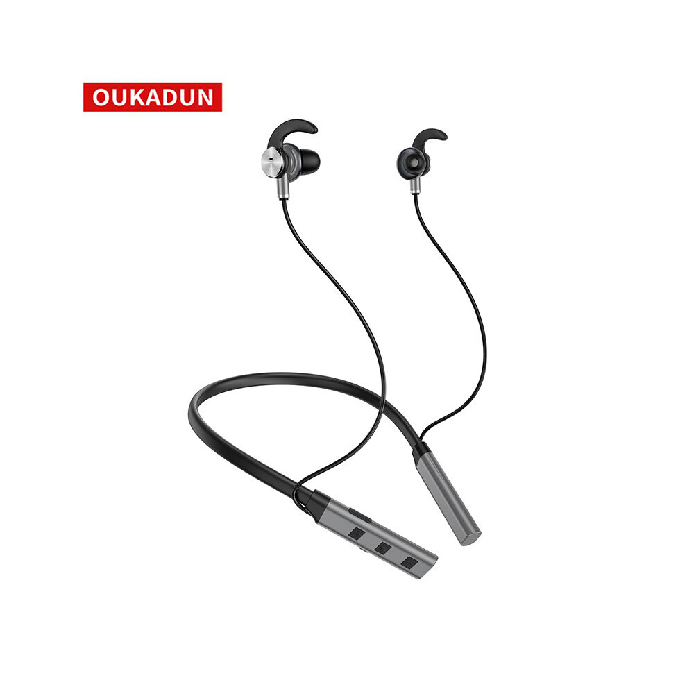 (A- Grey) Active Noise Canceling Wireless Bluetooth Headset 5.0Anc Mode 5V Rechargeable In-Ear Sports Headset With Microphone Dark/Grey 4851204933696