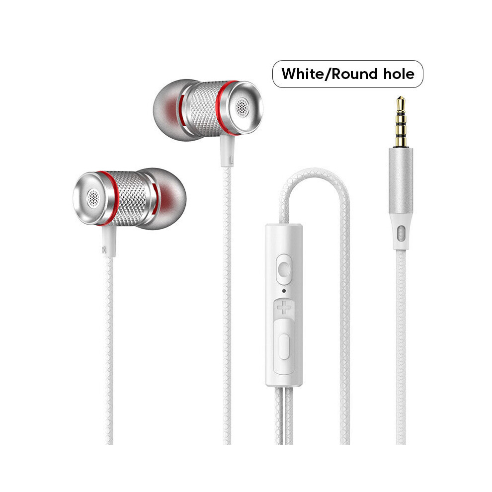 (A- 3.5Mm) Olaf Type C/3.5Mm In Ear Earbuds Wired Headphones Sport Earphone Headset With Mic Music Earphones For Xiaomi Samsung Huawei White 4853106759886