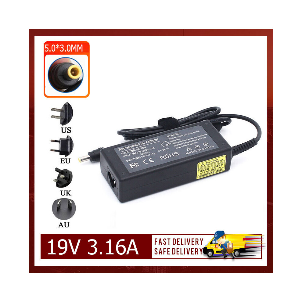 (A-Adapter) New 19V 3.16A 60W 5.5*3.0Mm Laptop Ac Power Adapter For Samsung Rv411 R428 R429 Rv415 Rv420 Rv515 R522 R530 R540 Charger 4855672965173