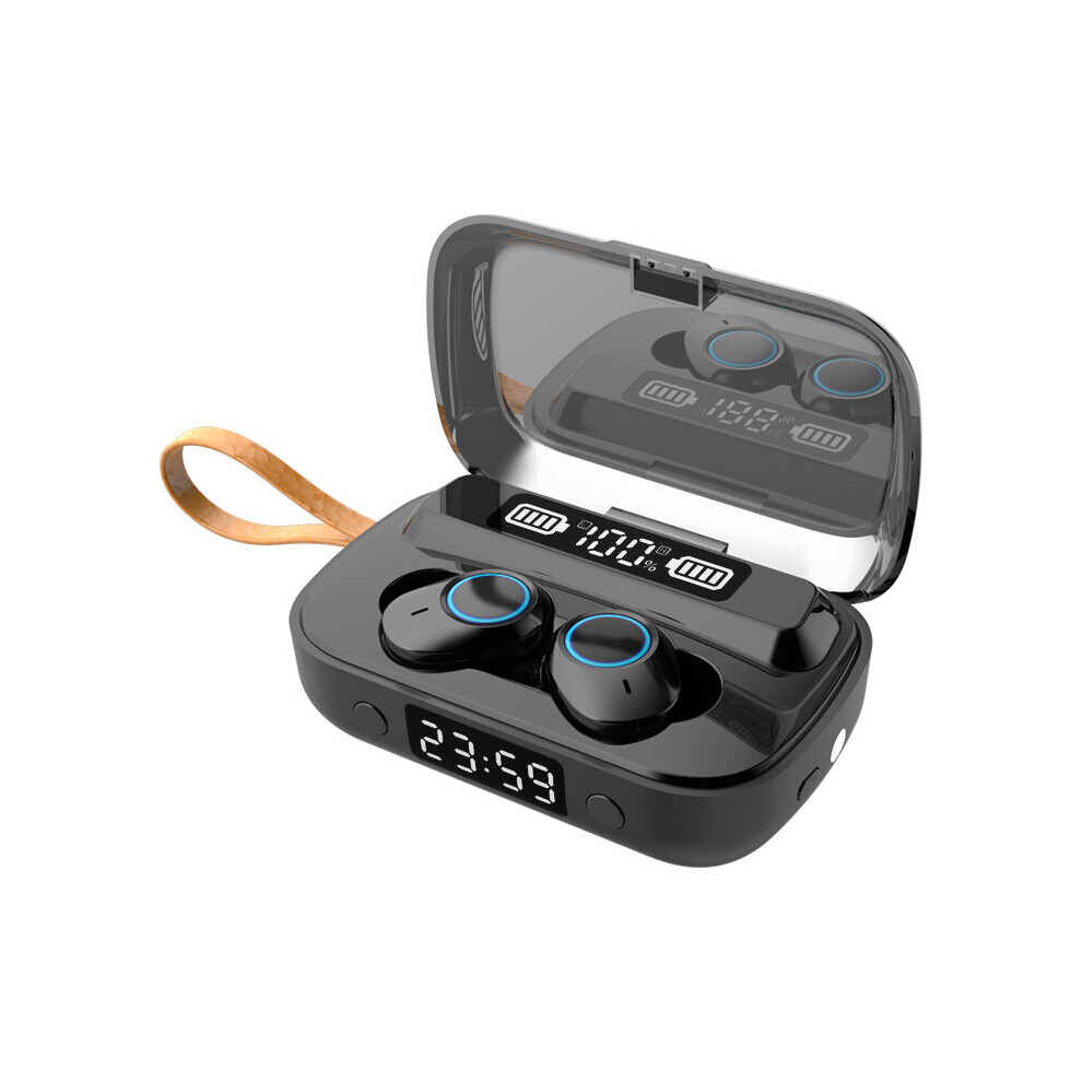 (A-) A13 Tws Breathing Wireless Earphones Bluetooth-Compatible Earbuds Wireless Sports Fitness Headsets Ipx7 Earphone Buds Black/Light 4851205052617