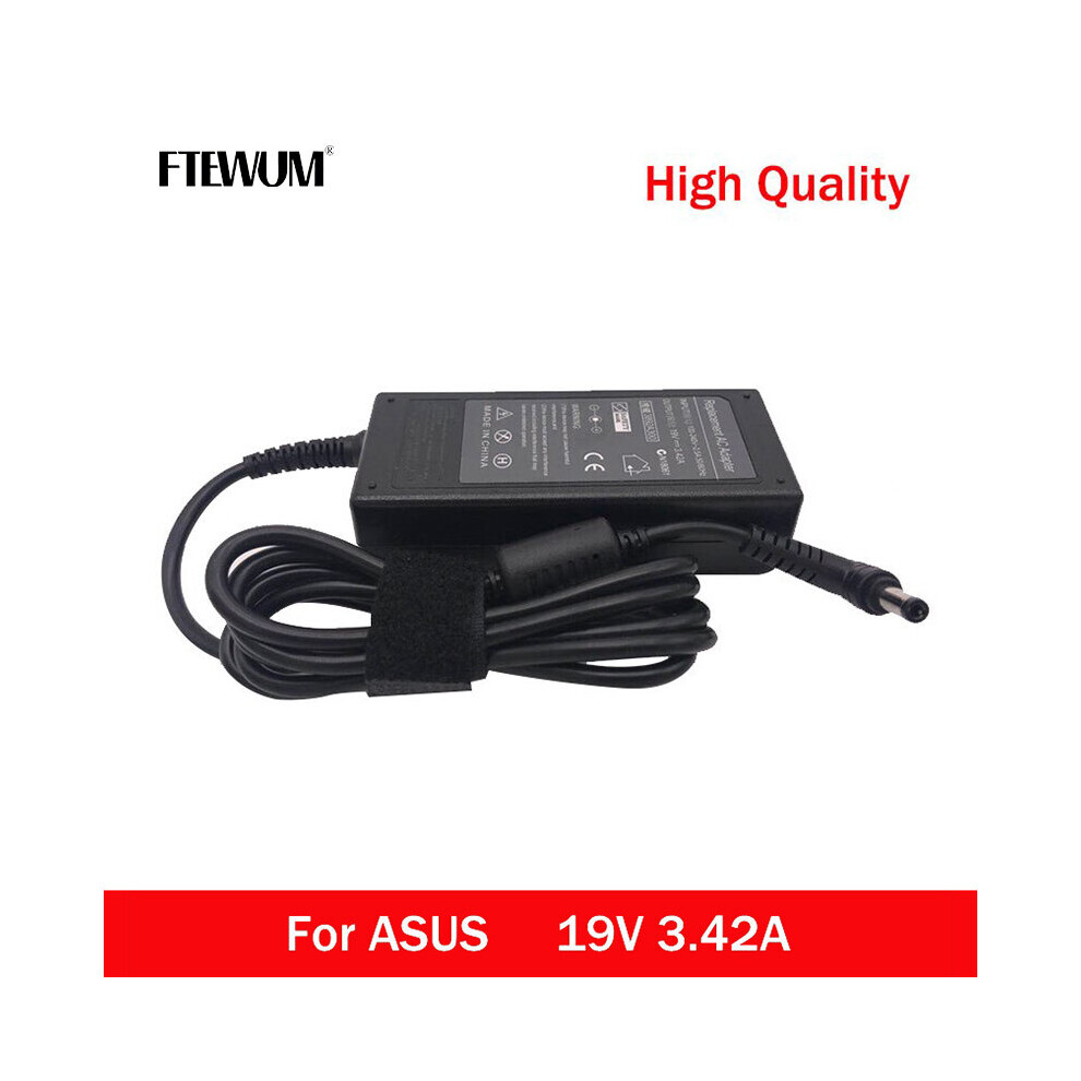 (A-) Ftewum Charger 19V 3.42A 65W 5.5*2.5Mm Ac Laptop Adapter For Asus X450 X450l X550v X501la X551c X555 X550c A450c Y481c V85 A52f 4855672977596