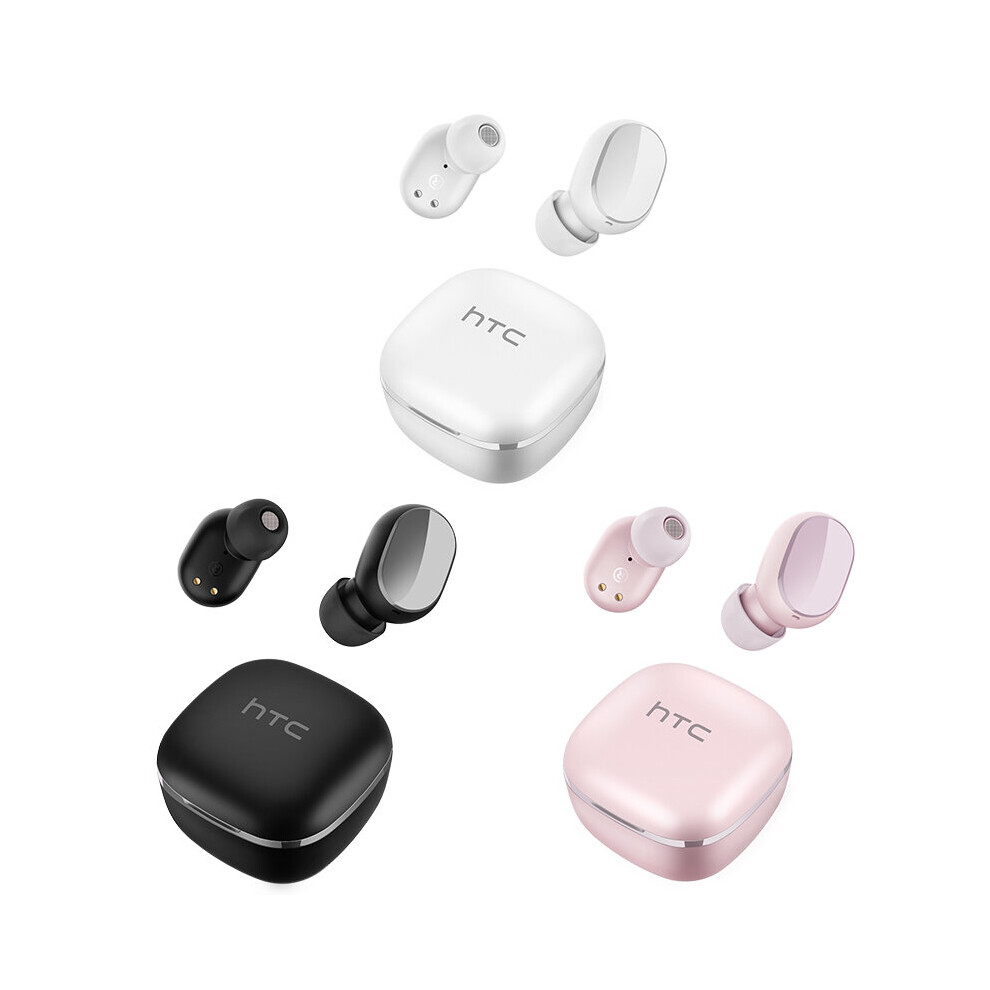 (A-Bk And Wt And Pk) 1/2/3Pcs Original Htc Tws3 Wireless Bluetooth 5.1 Earphones Hifi Music With Mic Headphones Touch Control Noise Reduction Earbuds 4851205011607