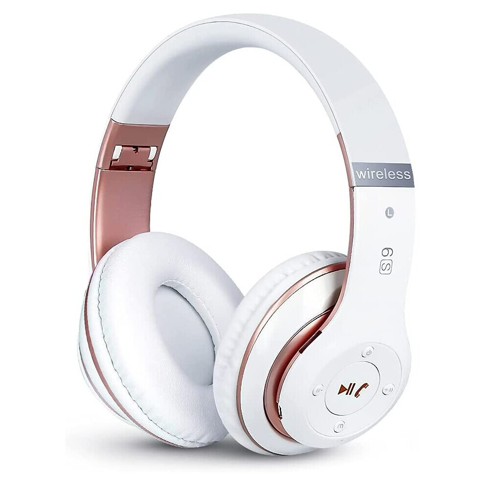 (A-Rose) 6S Wireless Headphones Over Ear Hi-Fi Stereo Foldable Wireless Stereo Headsets Earbuds With Built-In Mic Volume Control Fm 4851204993652