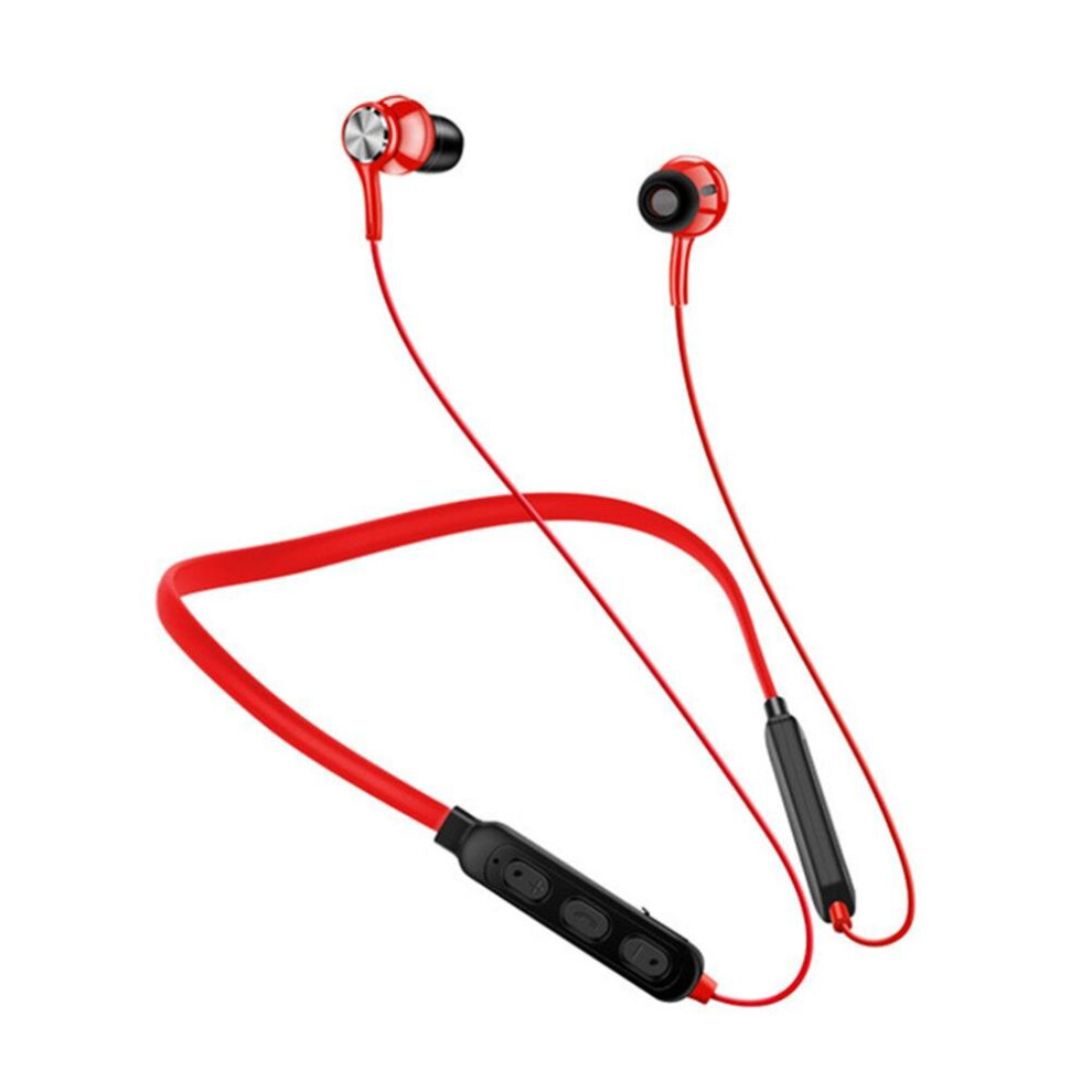 (A-) Wireless Bluetooth 5.0 Earphones Earbuds Fone De Ouvido Stereo Waterproof Sports Magnetic Headphone Neckband In-Ear Headset Silver 4853106762428