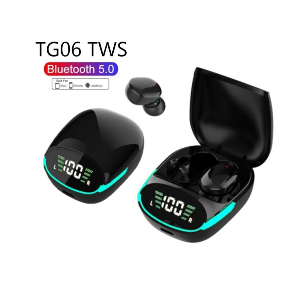(A-Tg06) Tg06 Wireless Earbud Tws Bluetooth 5.1 Earphone Hifi Bass Stereo Headphone With Mic Touch Control Headset In Ear For Smart Phone 4851204885124
