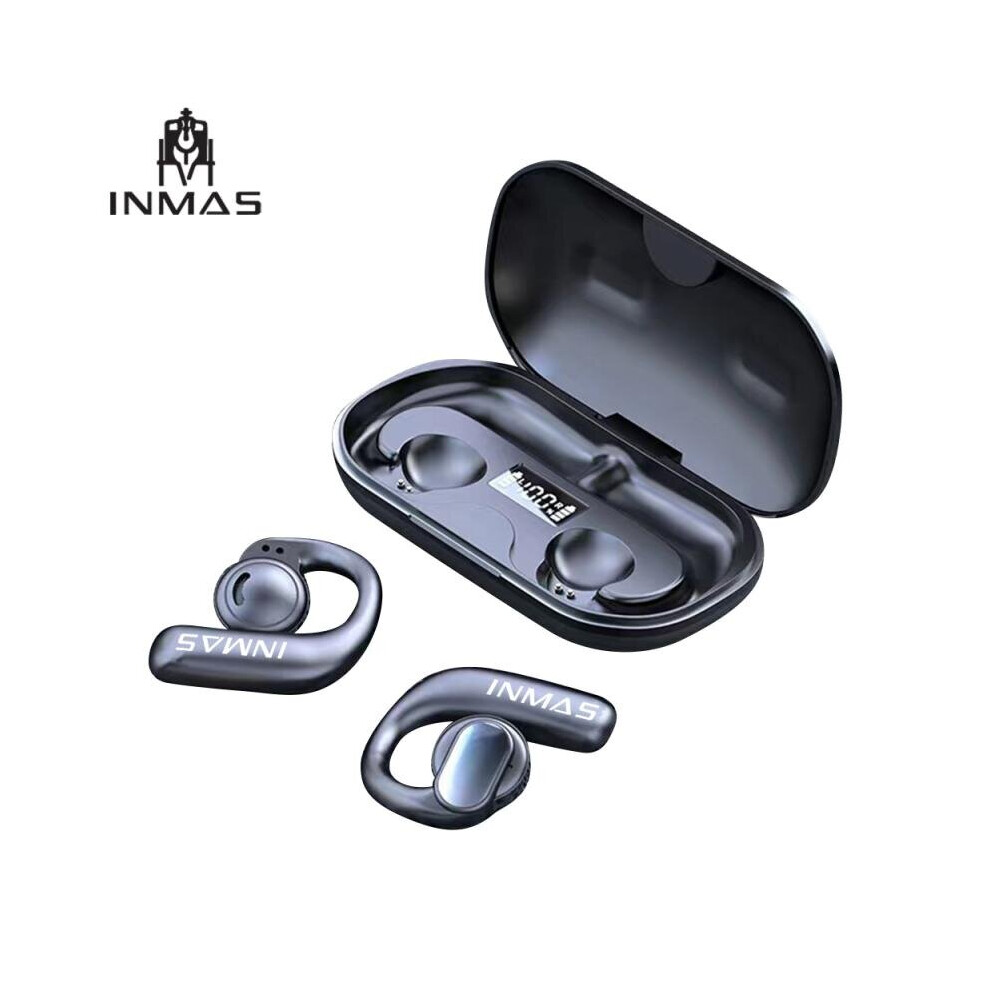(A-) Inmas Tws Earphones Wireless Tooth Headphones Heavy Bass Stereo Headset For Xiaomi Waterproof Sport Earbud With Mic Hd Call Blue 4851204973340