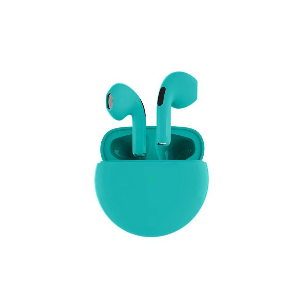 (A-) Pro 6 Tws Wireless Headphones With Mic Fone Bluetooth Earphones Sport Earbuds Pro6 J6 Headset For Apple Iphone Xiaomi Huawei Green 4851205040898