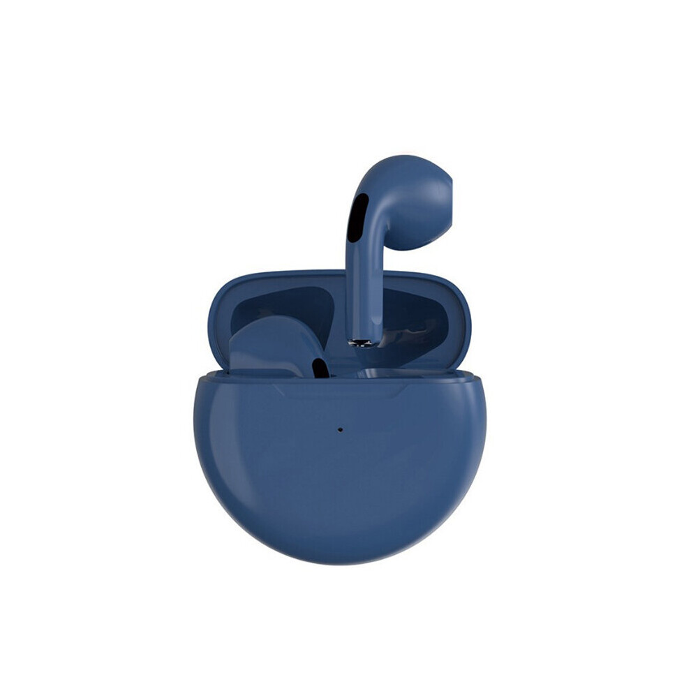 (A-) Pro 6 Tws Wireless Headphones With Mic Fone Tooth Earphones Sport Earbuds Pro6 J6 Headset For Apple Iphone Xiaomi Huawei Blue 4851205040881