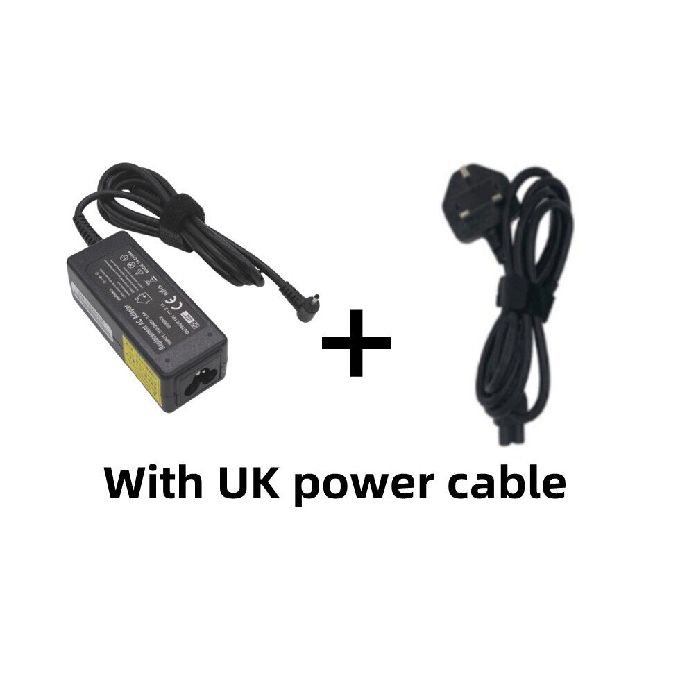 (A-With Uk Plug) 19V 2.1A 40W 2.5*0.7Mm Ac Laptop Charger Adapter For Asus Eee 1001Px Pc X101ch R051px N17908 Adp-40Ph Power Supply 4855672929328