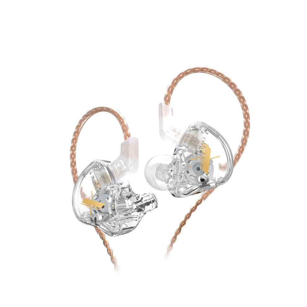 (A-Edx Tt No Mic) Kz Edx Wired Headset In-Ear Monitor Earbuds Earphones Detachable Cable Sport Game Noice Cancelling Headphone With Microphone 4851204908465