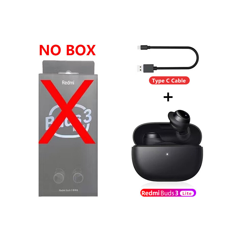 Photos - Headphones  Original Xiaomi Redmi Buds 3 Youth Edition Earphone Tws Wireless Bluetooth 5.2 Gaming Headset Touch Co(a-with Cable No Box)