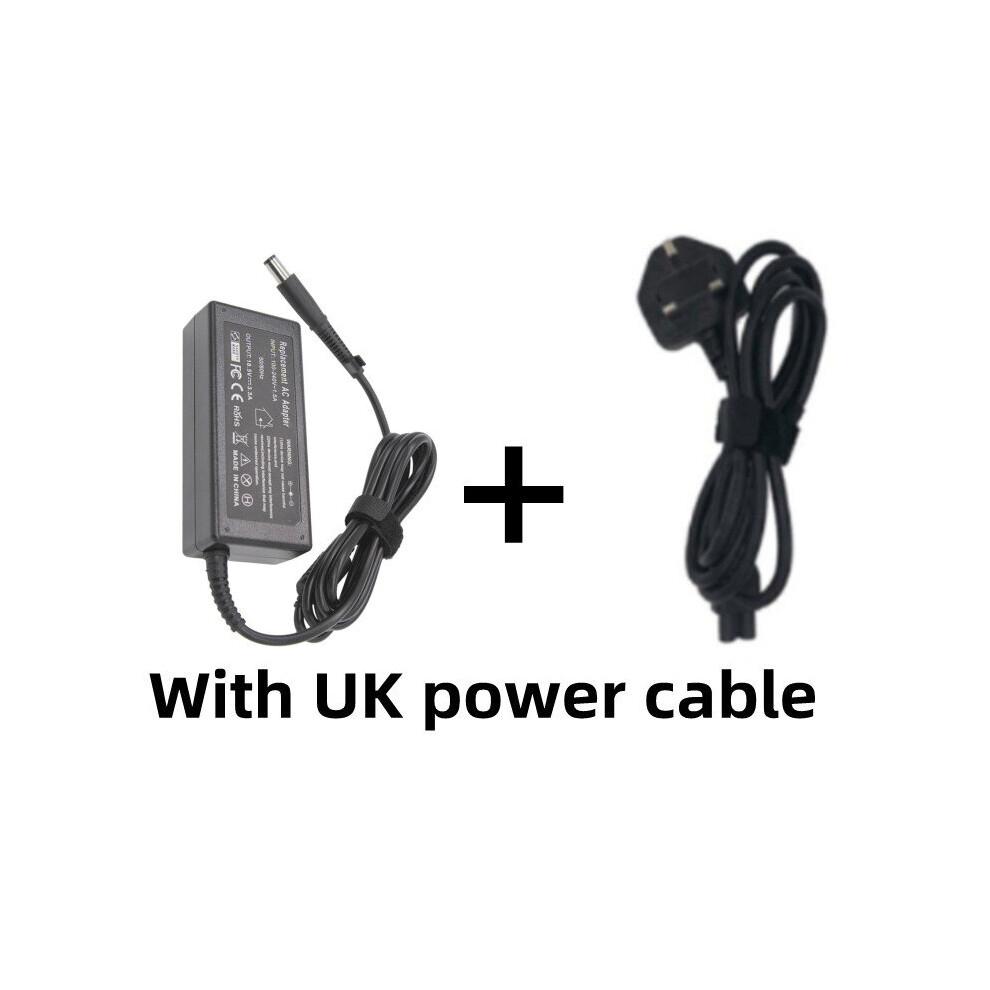 (A-With 1M Uk Plug) 18.5V 3.5A 65W 7.4*5.0Mm With Pin Laptop Adapter Charger For Hp Compaq Pavilion G6 Dv4 Dv5 Dv6 Dv7 G50 G60 N193 Cq32 Cq43 Cq60 4855672919695