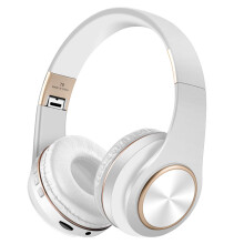 (a-white) HIFI Wireless Headphones 3D Stereo Bluetooth Headset Foldable Gaming Earphones With Mic Noise Reduction Earbuds New Users Bonus