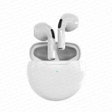 (a-White) Original Air Pro 6 TWS Wireless Bluetooth Earphones Mini Pods Earbuds Earpod Handfree Headset For Xiaomi Apple iPhone Headphones