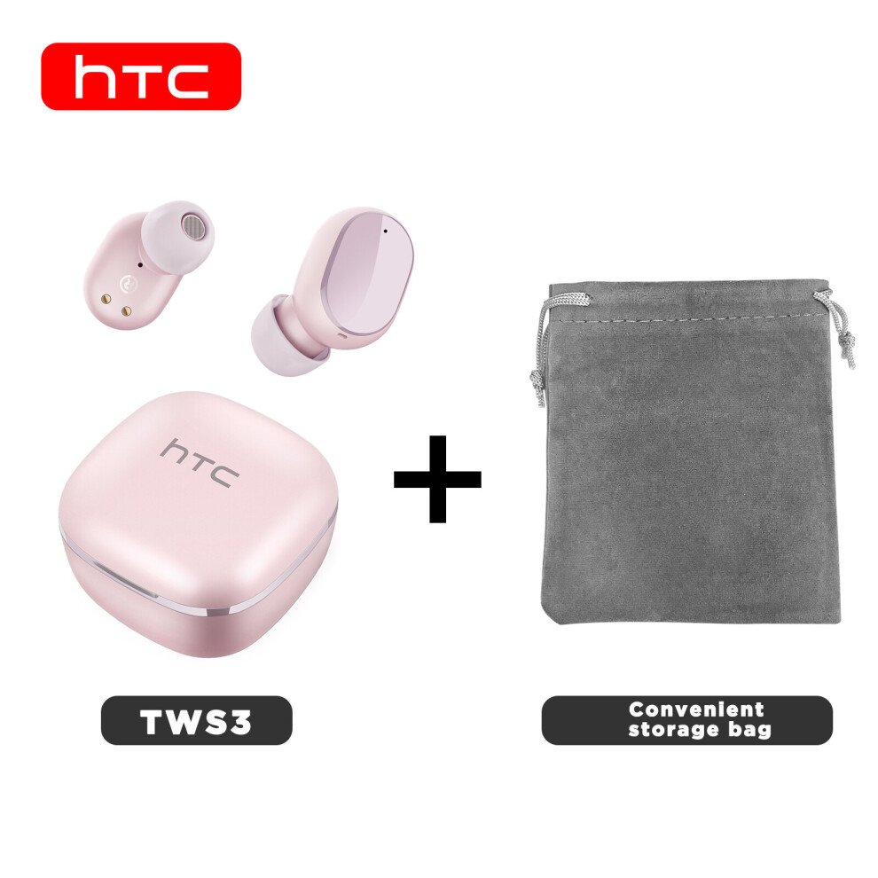 (A-Type I) Original Htc Tws3 Headphones Wireless Bluetooth 5.1 Earphones Waterproof Sports Headsets Touch Control Noise Reduction Earbuds 4851204889610