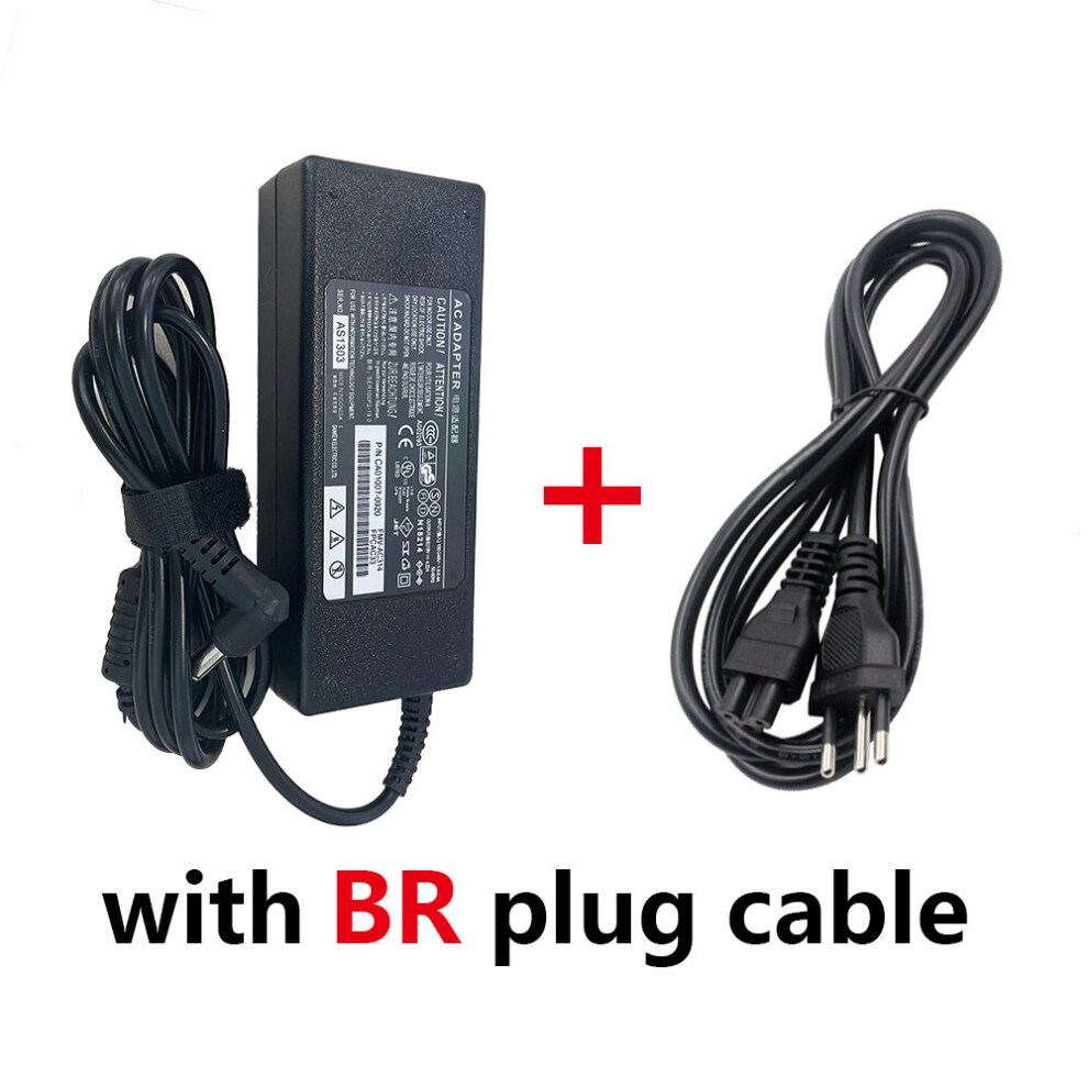 (A-With Br Plug) Original 19V 4.22A 80W Laptop Charger Power For Fujitsu Lifebook Adapter Adp-80N Ah531 Ah550 B6220 B6220 Ah532 Ah530 Ah522 4855672908132