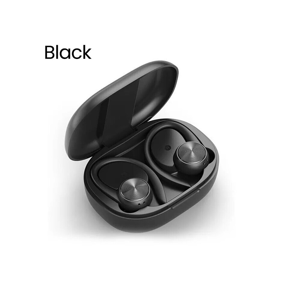(A-) Olaf Wireless Headphones With Mic Earhooks Bluetooth Earphones Blutooth 5.0 Waterproof Sports Hifi Headset Stereo Music Earbuds Black 4851205057506