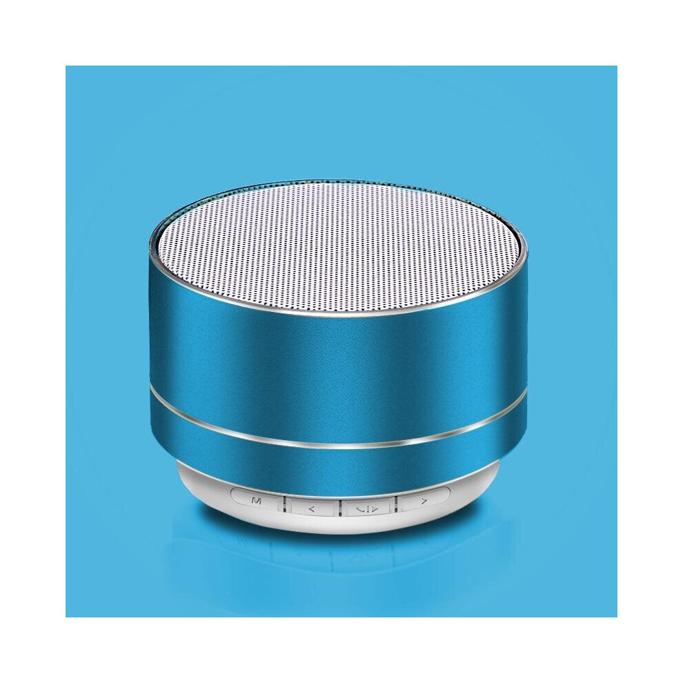 Photos - Speakers   New Wireless Bluetooth Speaker Small Steel Gun Subwoofer Portable Mini Gift Card Bluetooth Speaker 2023(a-blue)
