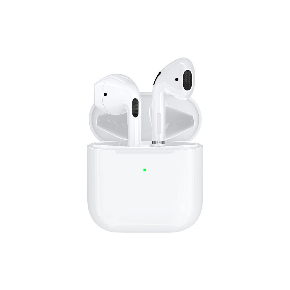 (A-) Tws Bluetooth Earphone Wireless Headphones New Headset With Touch Control 9D Stereo Mic Sport Earphones Bluetooth Earbuds White 4851205046371