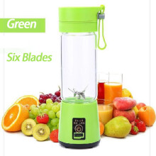 (a-Purple) Portable Electric Juicer Blender USB Machine Smoothie Blender Rechargeable Mini Food Processor Juice Cup For Travel