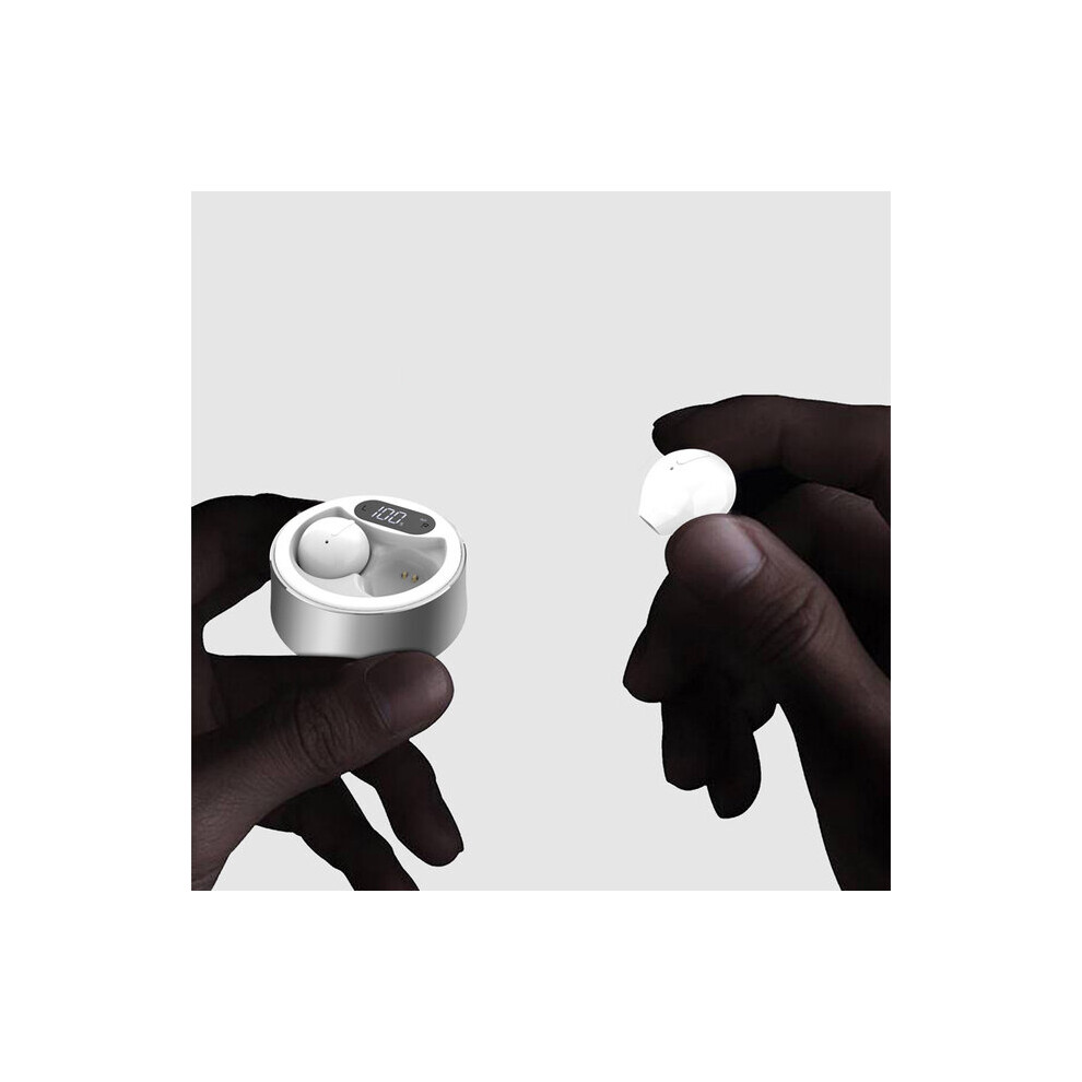 (A-Mint) Invisible Earphones Bluetooth 5.2 Wireless Sleeping Earbuds Hidden Headphones Type C Mini Earpiece With Mic For Small Ears 4851204912790