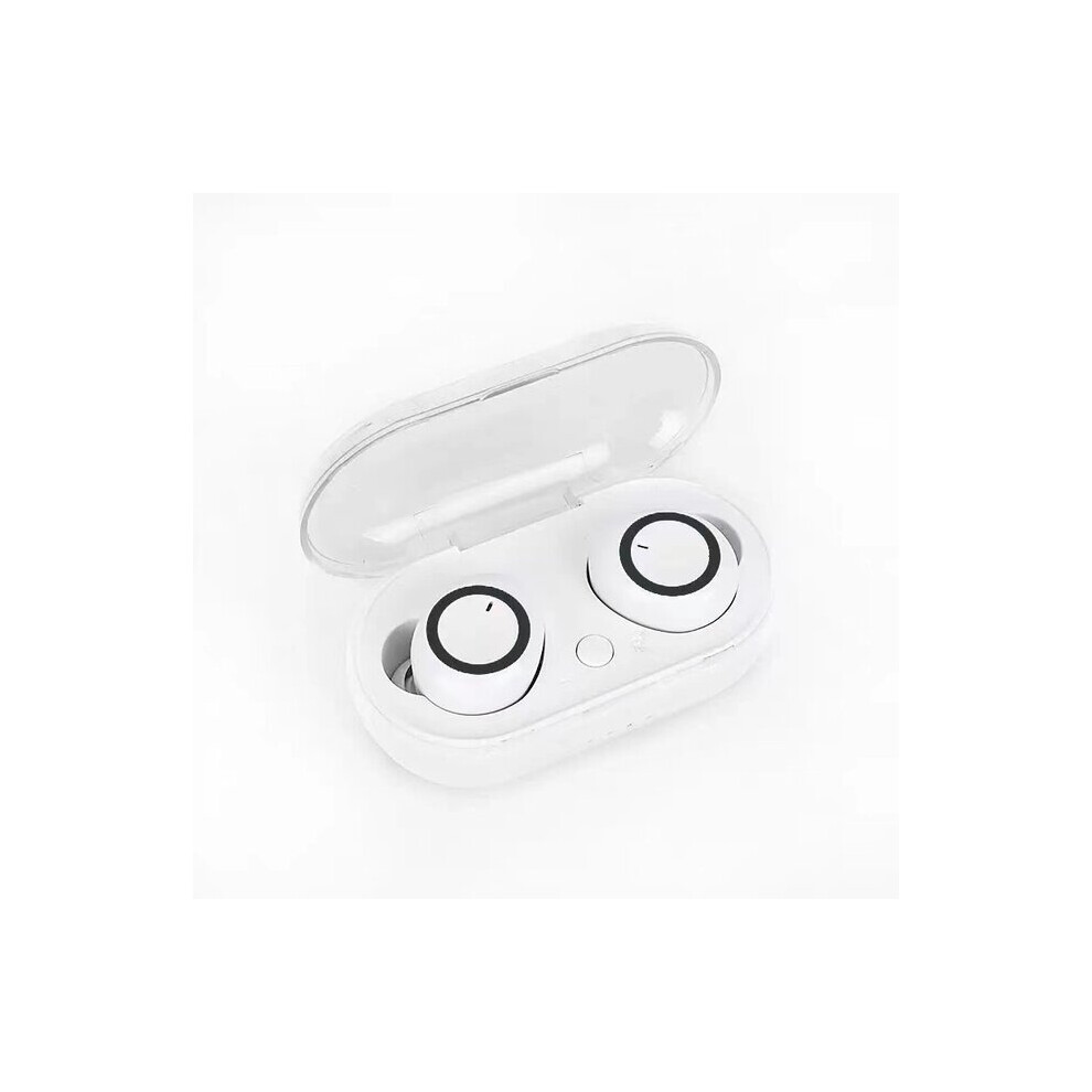 (A-Black) Y50 Tws Bluetooth 5.0 Headphones Wireless Earphones Hifi Stereo Headset Noise Reduction Sports Earbuds For Iphone Xiaomi Samsung White/Black 4851204931845